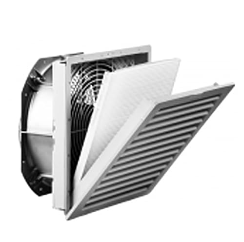 PF330DCT12LGSL2, Filter Fan; 152CFM; 7.95x7.95 in; 24VDC; ABS; Black; Type12Filtermat; PF SL GEN4 Series