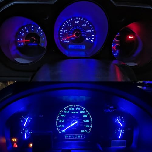 Image of 20-Pack Mix color T5 2721 37 74 Wedge Led Bulb PC74 Twist Sockets Replacement Dash Dashboard Lights Instrument Panel Cluster LEDS Lamps