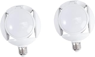 Housoutil 2 Peças LED Luz De Futebol Lâmpadas LED Lâmpadas De Inundação LED Luzes De Oficina Lâmpada De Garagem Lâmpada De Teto Deformável Lâmpada De Palco Luz De Inundação Fornecimento De