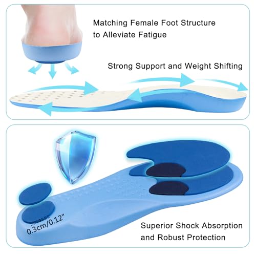 Image of SOPROM Inserts for Vionic Replacement Arch Support Insoles for Women
