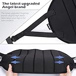 Upgraded Airplane Foot Rest (Premium Memory Foam) - Thickened Super-Size Airplane Foot Hammock to Relax Your Feet - Perfect Airplane Travel Essentials for Long Flight Plane Travel Foot Leg Rest - Image 5