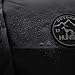 HUNTER Hunde-Regenmantel UPPSALA RAIN, Farbe: schwarz, wind- & wasserfest, anpassbarer Bauchgurt, reflektierend, elastische Beinschlaufen, kompakt verstaubar, leicht zu reinigen, waschbar, Größe: 55