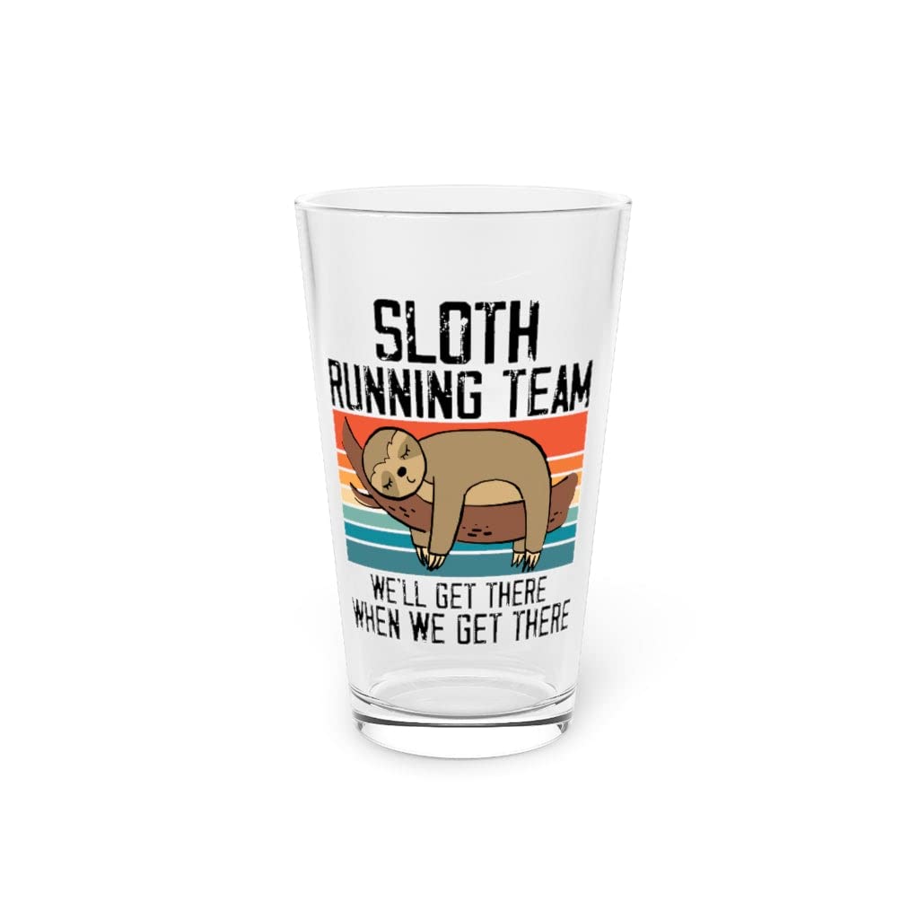 Beer Glass Pint 16oz Hilarious Laziness Idleness Indolence Inactivity Lover Humorous Inertia Accidie 16oz