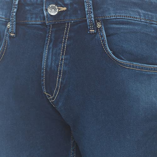 Image of Spykar Men's Slim Fit Low Rise Casual Jeans