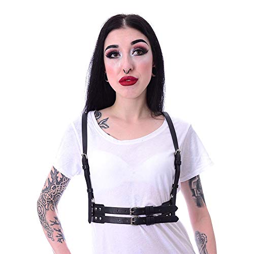 Poizen Industries Arnés Tipo Cinturón de Tirantes Revon - Negro