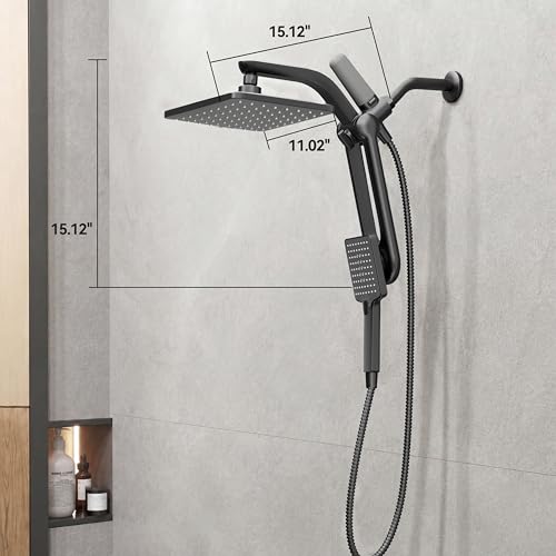 DAKINGS Dual Filtered Rainfall Handheld Showerhead Spray Combo for Bathroom - image 9