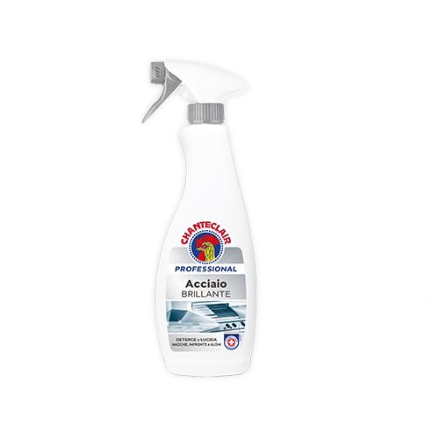Detergente Professionale per Acciaio Inox Spray 700ml – Brillantezza Senza Aloni – Pulizia Profonda (6 pezzi)