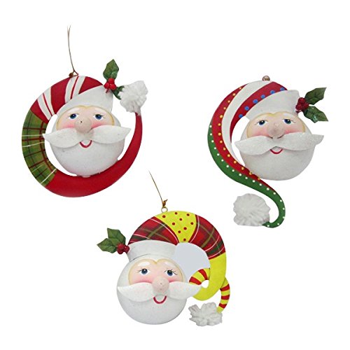 Ornement de Noël haut de gamme Santa Ball Ornament pour sapin élégant