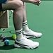 TEOHRW Wide Tennis Shoes for Men | All Court Pickleball Racquetball & Squash Athletic Sneakers | Arch Support & Cushioned Midsole White
