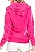 Urban Look Womens Active Long Sleeve Fleece Lined Fashion Hoodie Pullover with Plus Size (X-Large, A1 Solid Hot Pink)