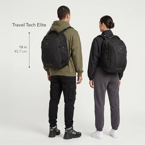 Image of SwissGear 5358 USB ScanSmart Laptop Backpack. Abrasion-Resistant & Travel-Friendly Laptop Backpack Exclusive Bundle with Lock