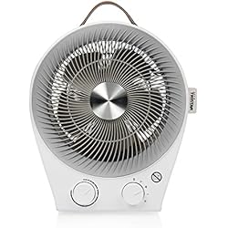 Ventilador Meteor Tristar KA-5140 Calefactor y ventilador 2 en 1 de aire frío y caliente, 2000 W, 4 modos de funcionamiento, 75° de oscilación, protección contra el sobrecalentamiento, asa incluida