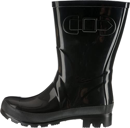 Beck Damen modieus Gummistiefel, Schwarz, 39 EU