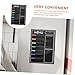 TEHAUX Magnetic Dry Erase Board for Refrigerator Household Meal Planner Weekly Menu Organizer Pet Material for Lists Reminders for Kitchen Display
