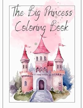 Paperback The Big Princess Coloring Book