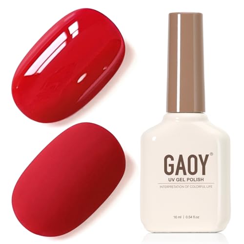 GAOY Nude Jelly Gel Nail Polish, 16ml Sheer Translucent Netural Soak Off Gel Polish, UV Light Cure for Nail Art DIY at Home, 3157 Bare Glow
