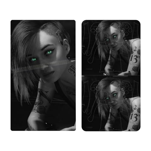 PS5 Pro�X�L���V�[�� �f�W�^���� �T�C�o�[�p���N2077 �W���f�B �v���C�X�e�[�V����5 Pro �ی�X�e�b�J�[ �ȒP���t�� �w��h�~PS5 Pro�{�̂ƃQ�[���R���g���[���[�p�X�L���X�e�b�J�[ �U�M�ǂ� �S�ʕی� [���s�A���i]