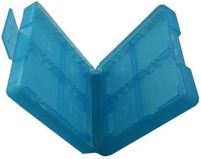 OSTENT 16 in 1 Game Memory Card Holder Carry Case Cover Box for Nintendo NDSL NDS Lite Color Blue image 3