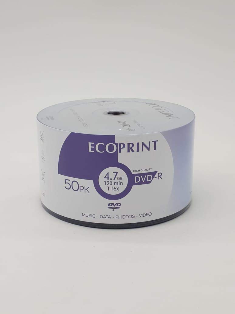 DVD-R Ecoprint 4.7GB pct 50 unidades | Amazon.com.br