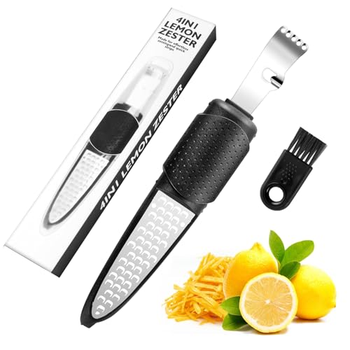 EclipseGuard Pelador y Rallador 4 en 1 para Limones y Queso