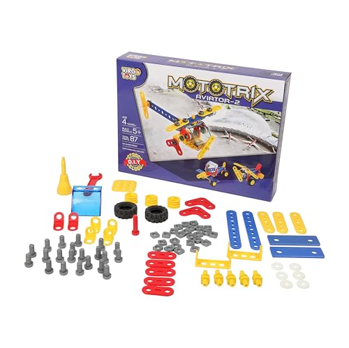 Image of Mototrix Aviator 2 Toy | Fun and Engaging Airplane Toy for Kids | Promotes Imagination and Creative Play | Durable and Safe Design | Ideal for Collectors and Playtime (Pack of 2)