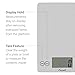 Escali Arti Glass Food Scale Digital Countertop Kitchen, Baking and Cooking Scale with Nutrition and Calorie Counter, 15-Pound Capacity, 9