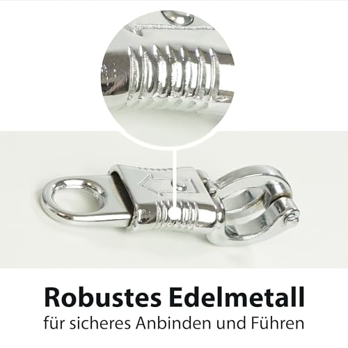 Panikhaken für Führstrick Pferd ideal als Ersatzhaken für Strick mit Panikhaken Strick Set für Pferde Zubehör (2)