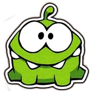 Commonwealth Cut the Rope Om Nom 4-Inch Green Plastic Character Magnet