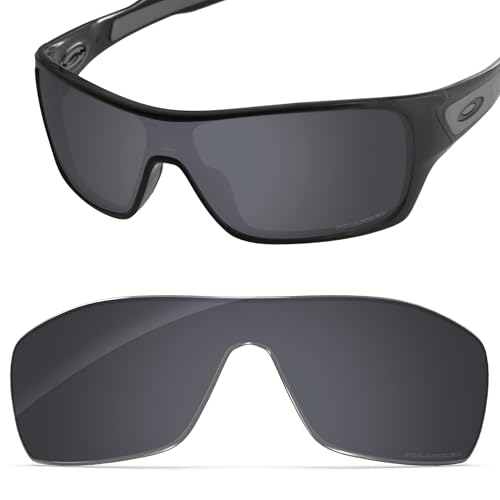 Image of Performance Replacement Lenses Compatible with Oakley Turbine Rotor OO9307 Polarized Etched