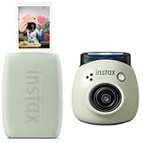 富士フイルム(FUJIFILM) チェキ スマホプリンター instax mini Link3 セージグリーン INS MINI LINK3 S GREEN & 手のひらサイズカメラ チェキ INSTAX Pal ピスタチオグリーン 広角レンズ マルチフォーマット INS PAL GREEN