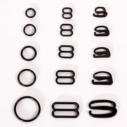 EXCEART 250 Pcs Fivelas de Sutiã Ajustáveis â€‹â€‹Clipes de Alça de Sutiã Redondo Em Forma de O Supo