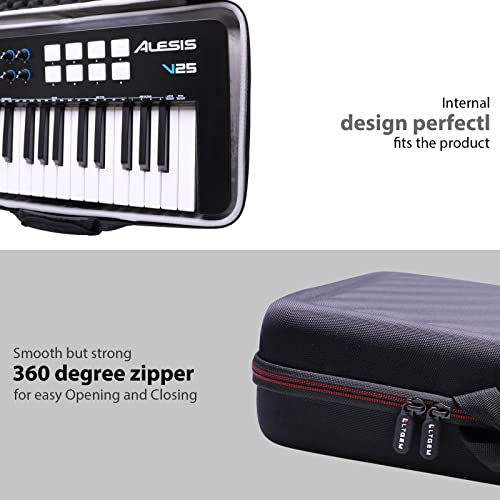 Ltgem Eva Hard Case For Alesis V25 Mkii Usb Midi Keyboard Controller - Travel Protective Carrying Storage Bag #TOP2