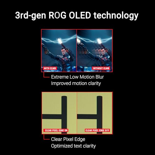 ASUS ROG XG27AQDMGR 27 Inch 1440p 240Hz Glossy OLED, photo 4 of 4