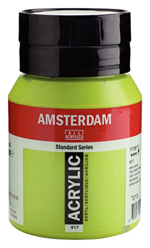 Amsterdam Standard Series Colores Acrílicos Bote 500 ml Verde Amarillento 617 (17726172)