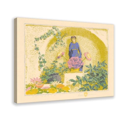 Toile vintage El Santo Gustave Baumann pour la decoration murale de bureau