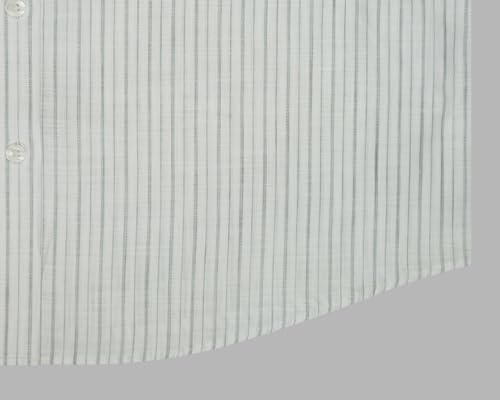 Image of GHPC 100% Cotton Striped Half Sleeves Regular Fit Formal Shirt for Men