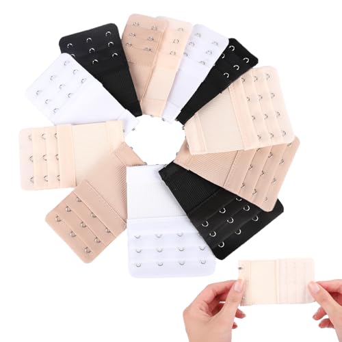 24 Pcs Bra Strap Extender, Elastic Back Extenders in 4 Colors, 2/3/4 Hook Multi Size, Soft Stretch for Comfortable Fit and Extra Room for Women during Pregnancy and Daily Wear