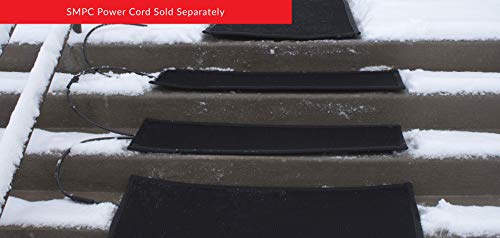Summerstep Home SM11x30C-RES Residential Snow Melting Heated Stair Mat, Anti-Slip, Keep Your Snowy Stairs Safe This Winter (Includes 1 Heated Stair Mat), Black - Thumbnail 7