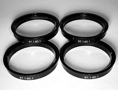 4X Bague de centrage 67.1-60.1 cerceaux pour Jantes Cover