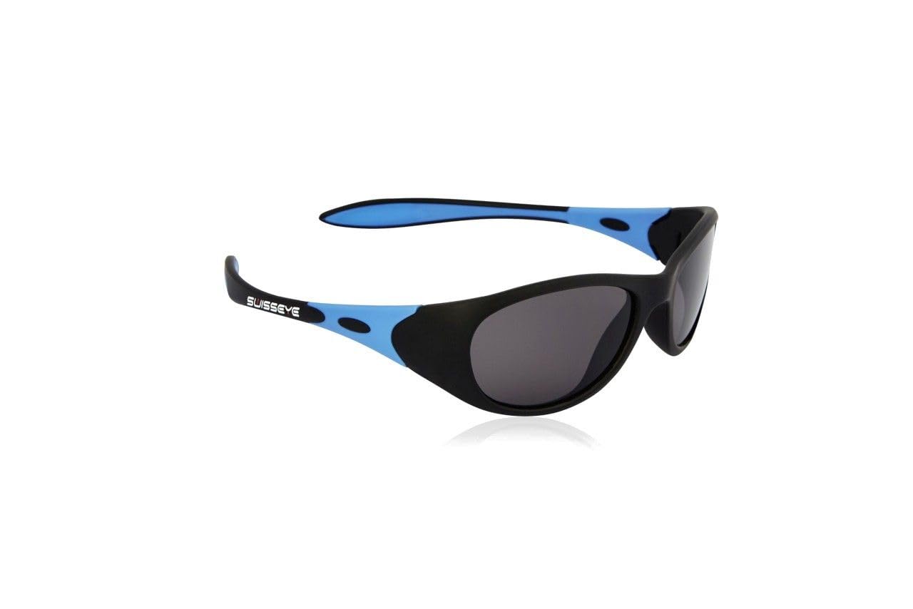 Swiss Eye Kinder Kindersportbrille Toddler, Black Matt/Blue, 16644