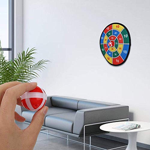 Image of Double Sided Professional Dart Boards for Adults and Kids, Man Cave Stuff Outdoor Game with 3 Sticky Balls, Indoor Leisure Sport in Office, Family