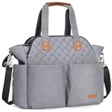 Lekebaby Bolso Carro Bebe Bolsa Carrito Bebés Cambiador Bolsos de Viaje Grande de Almacenamiento Para Pañales materna Messenger con Ganchos y Correa Universal