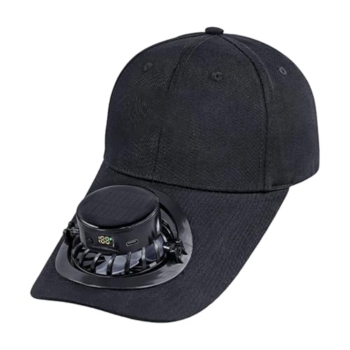 Chapeau ventilateur solaire homme contre la chaleur pour golf et plage