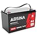 Produktbild ABSINA BMS LiFePO4 100Ah 12V Akku inkl. Bluetooth - Versorgungsbatterie wartungsfrei inkl. App - wiederaufladbare Batterie 12,8V / 100 Ah / 1280Wh für Camping, Solaranlage & Boot - Lithiumbatterie