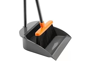 Long Handle Broom and Dustpan Set for Easy Cleaning