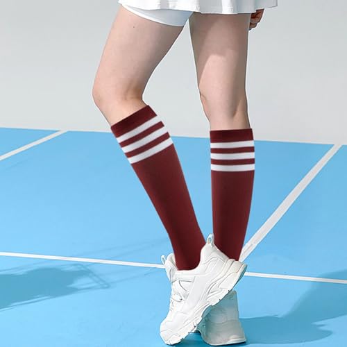 Image of Knee High Socks for Women, Long Tall Knee Tube Socks