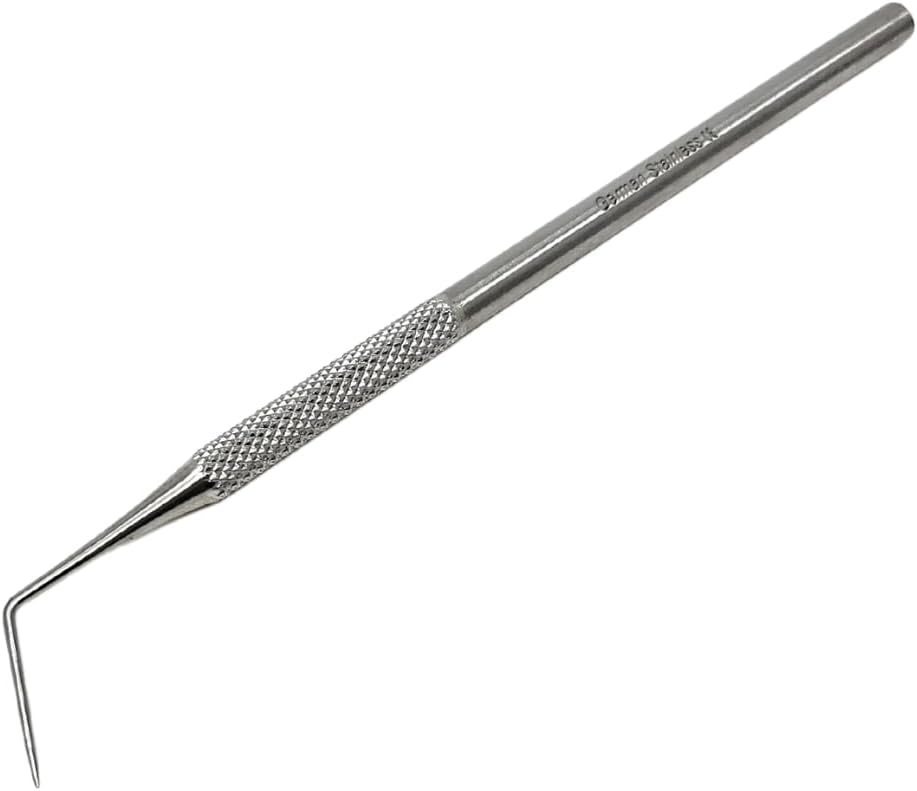 Professional Dental Tartar Scraper Tool Oral Picks to Remove Calculus from Teeth, Plaque Remover, Tooth Scraper for Oral Hygiene Care Made of Stainless Steel (EXP #6)