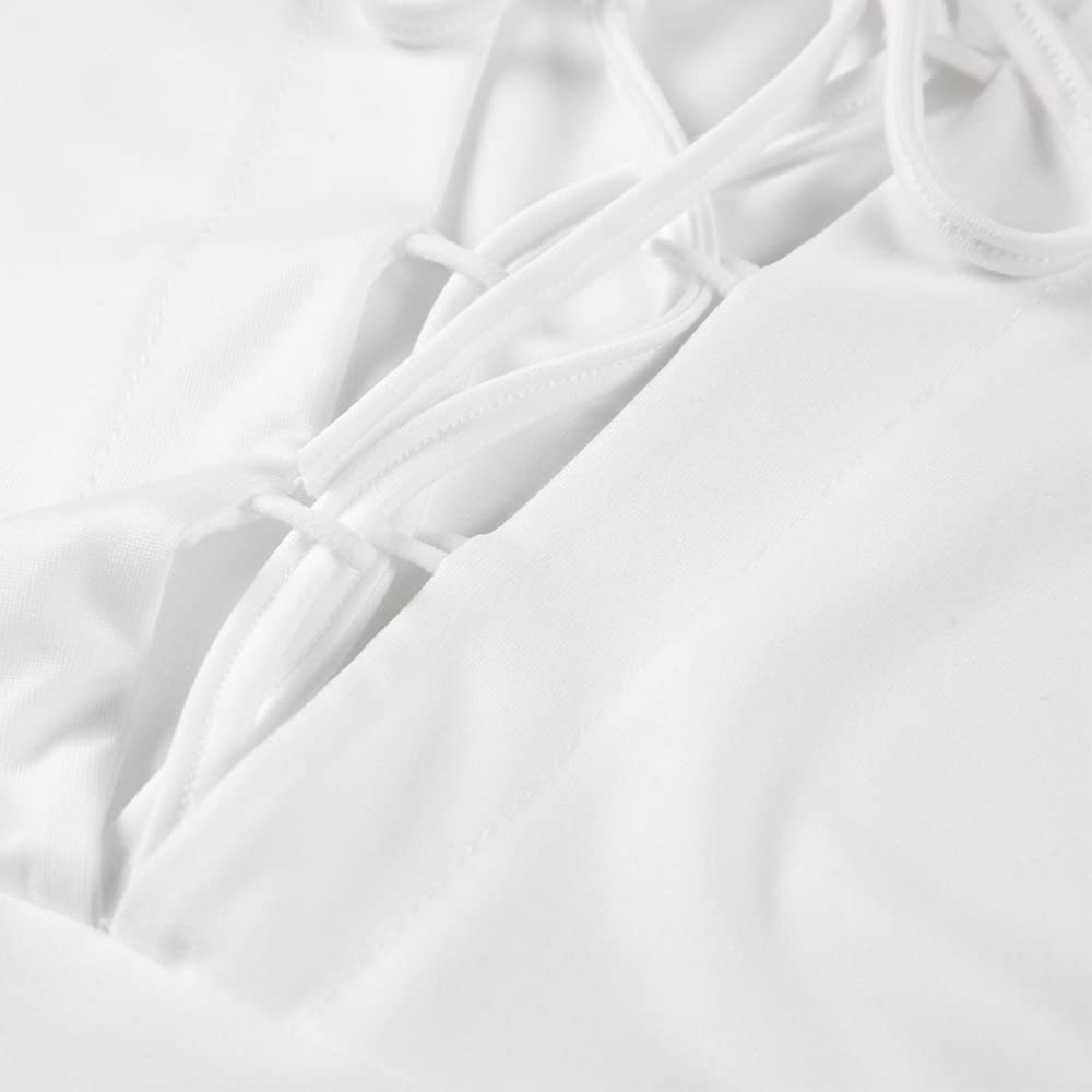 Temptshow Female Secretary Cosplay Costume Anime Teacher Professional Wear Bedroom Underwear: White