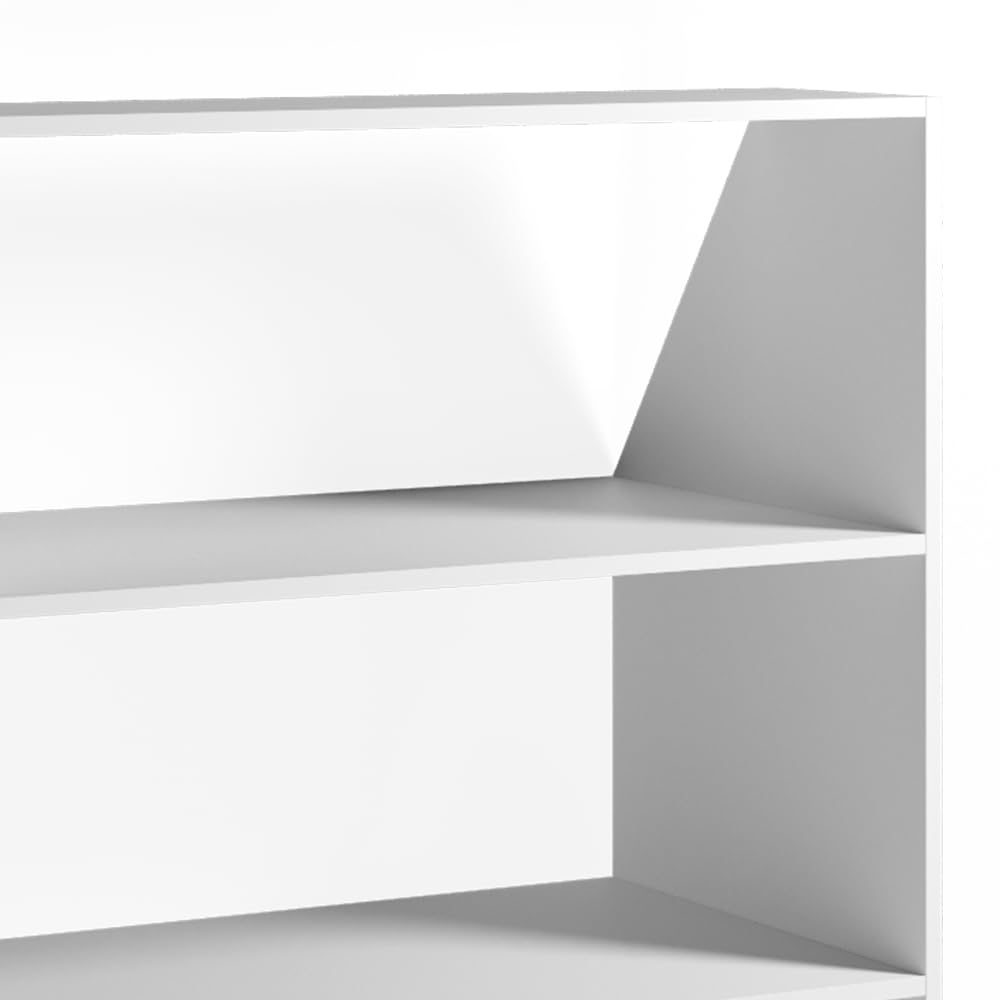 Vicco Estante para Techo Inclinado, Blanco, 90 x 100 cm | para almacenar cajas y libros bajo techos inclinados