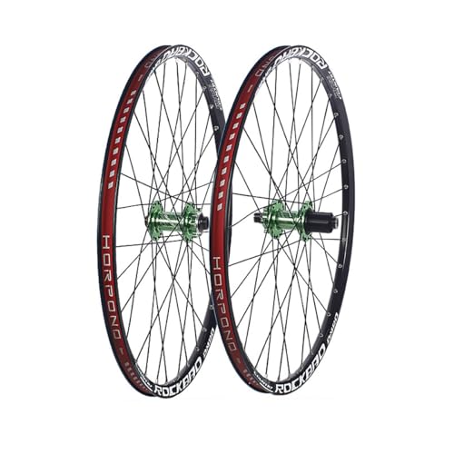 24/26/27.5/29C` X[ANX }EeoCNzC[Zbg wA~ 15x100mm/12x142mm fBXNu[L 32H nu 7/8/9/10/11Xs[hΉ(Green,26'')